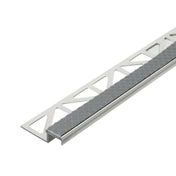 DURAL stair tread profile with insert 13 mm DIAMONDSTEP aluminium anodised mid grey 9mm 250cm