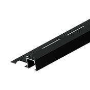 Quadratprofil SQUARELINE Aluminium pulverbeschichtet schwarz matt 9mm 300cm
