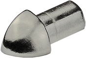 TEGEL EXPERT 24 buitenhoek RONDI RO spuitgietmetaal naturel 6mm