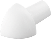 TEGEL EXPERT 24 buitenhoek RONDI ROG PVC wit 12,5mm