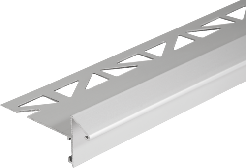 DURAL balkonhoekprofiel ongeboord DURABAL BK aluminium geanodiseerd zilver 11mm 300cm