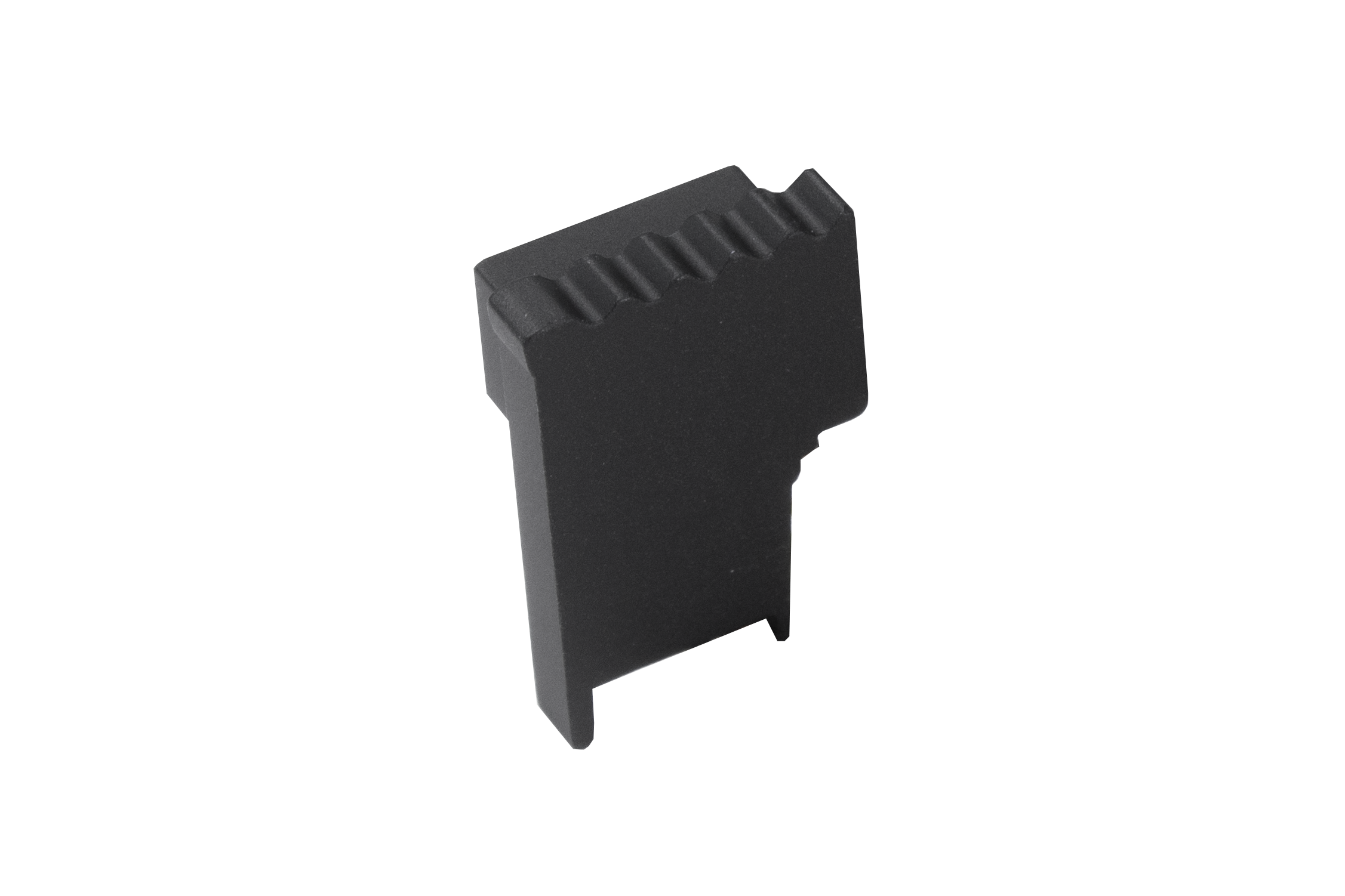 DURAL end cap end cap left/right SQUARESTEP LED aluminium powder-coated black RAL 9011 11mm