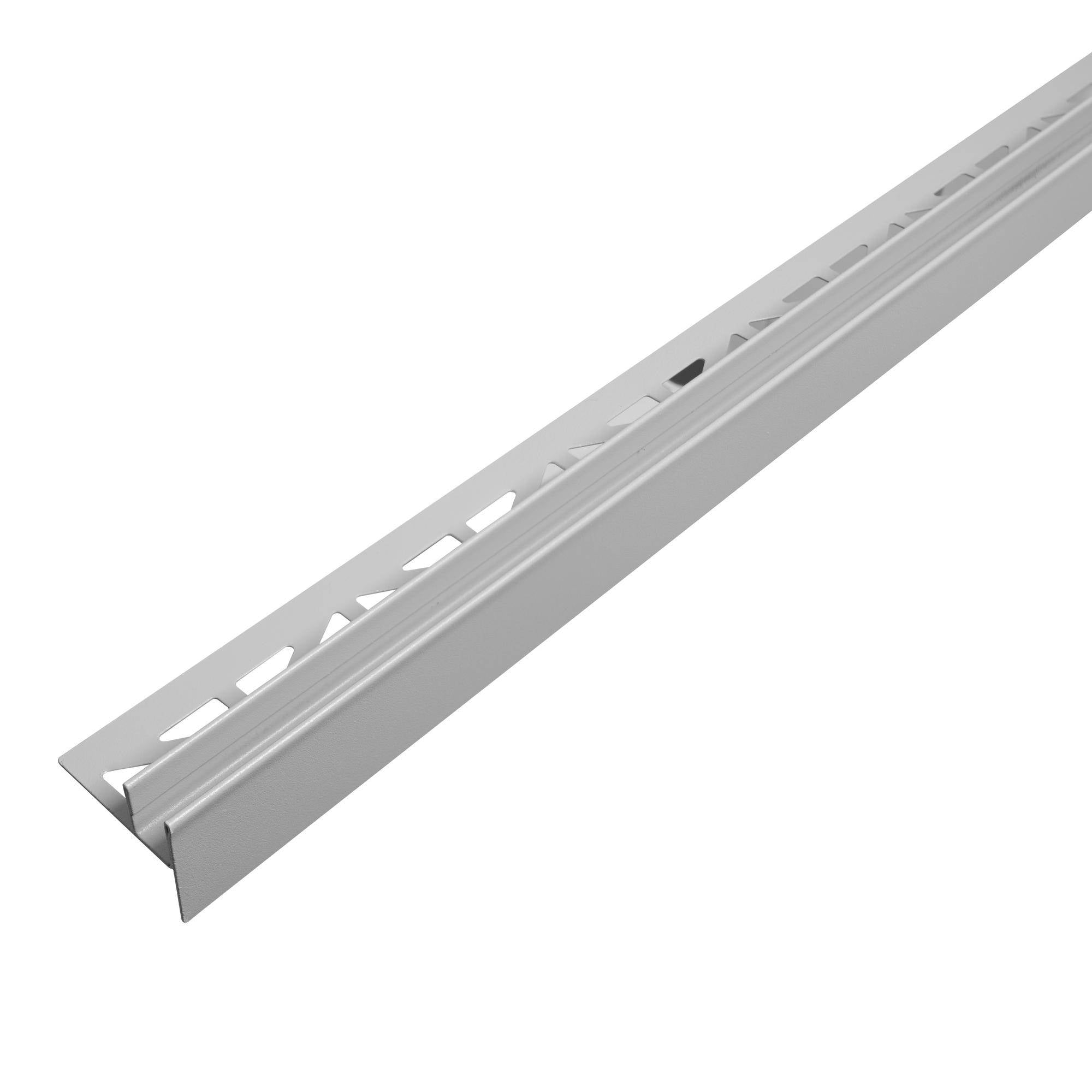 Gefällekeil zur Glasaufnahme rechts SHOWER-GK GLAS FLOOR Edelstahl (V2A/304) strukturbeschichtet betongrau RAL 0006500 19mm 98cm