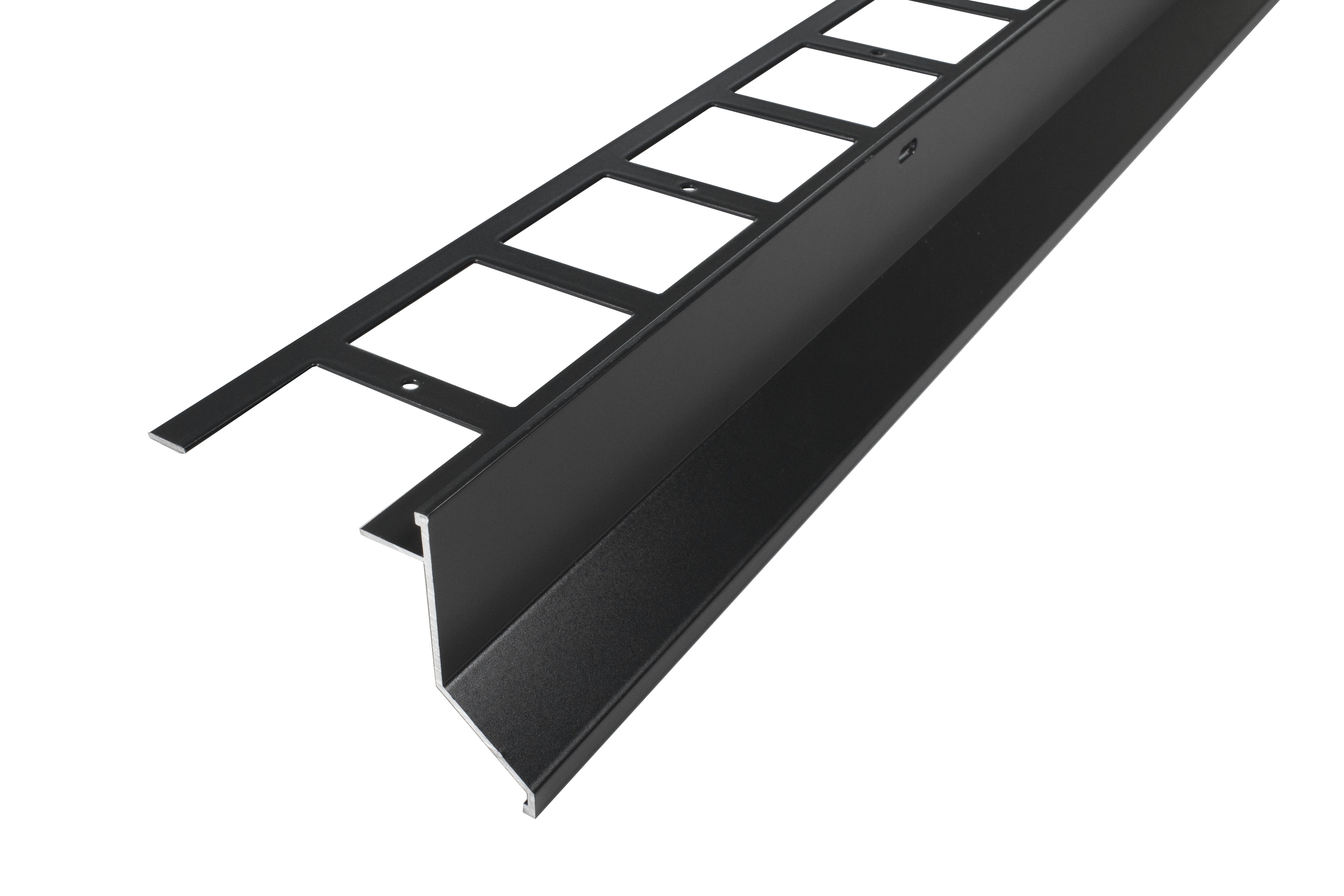 DURAL balcony angle profile DURABAL BT 11 aluminum powder-coated anthracite RAL 7016 72mm 300cm