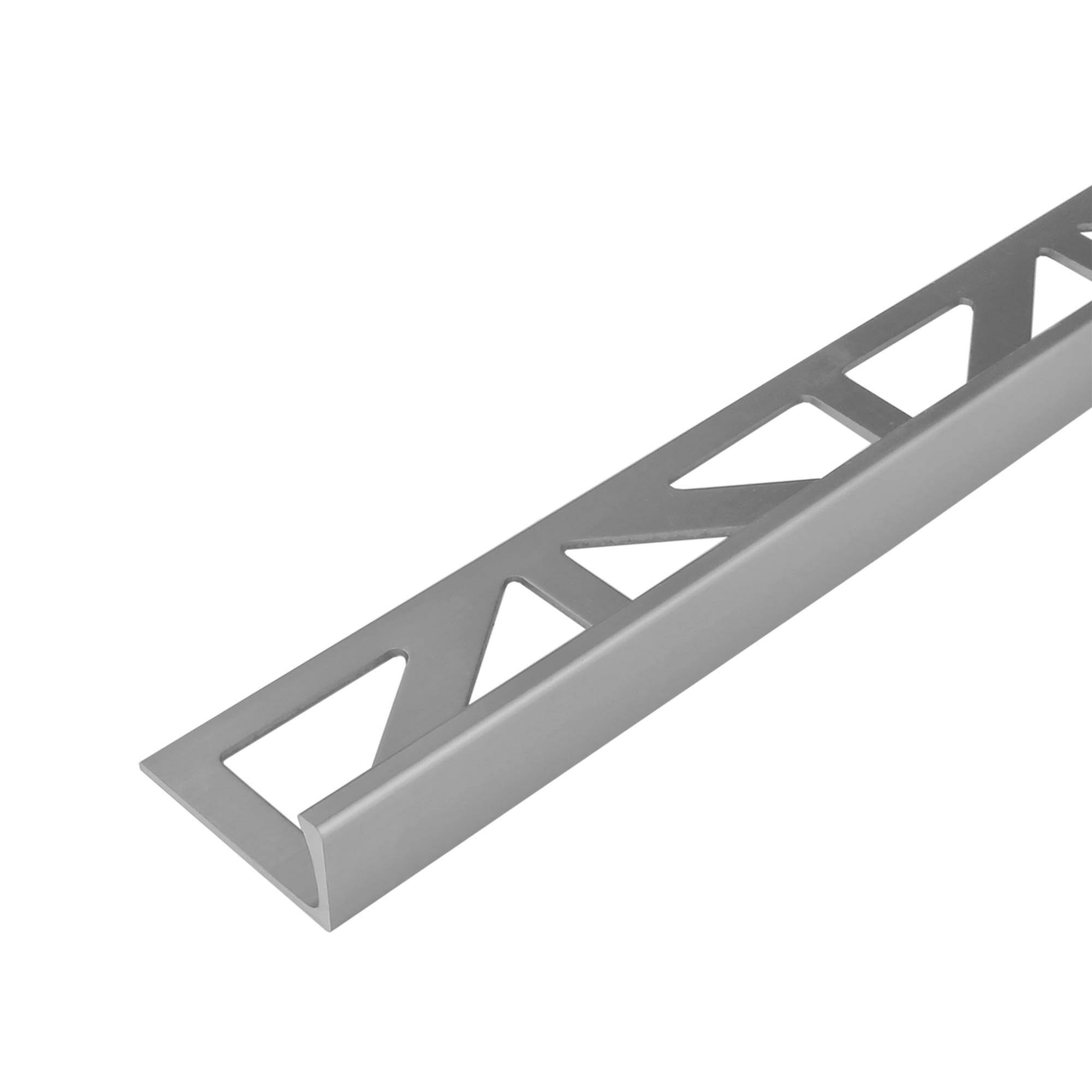 DURAL hoekprofiel DUROSOL aluminium gepoedercoat betongrijs RAL 0006500 11mm 300cm