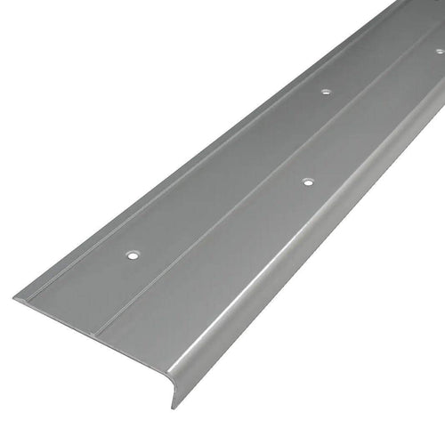 DURAL stair tread profile for 2 x insert 37 mm TREDSAFE aluminium anodised silver 24mm 250cm