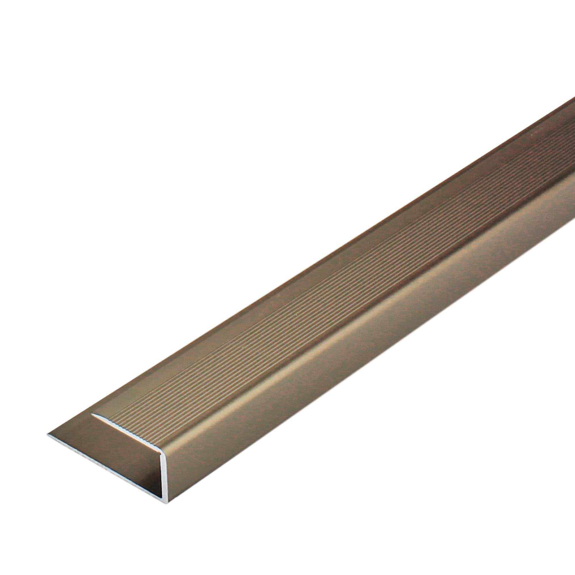 DURAL randprofiel ADAPT aluminium geanodiseerd titanium 8 mm 270 cm