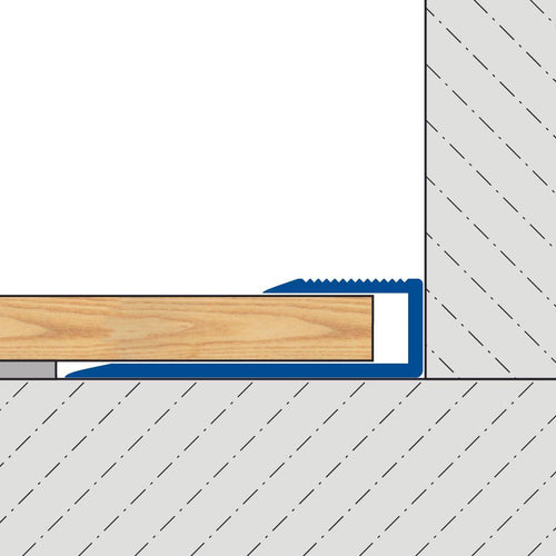 DURAL randprofiel ADAPT aluminium geanodiseerd zilver 8mm 270cm