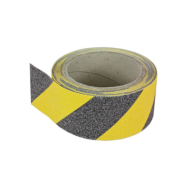 DURAL adhesive tape ANTI-SLIP steel black/yellow 5lfdm