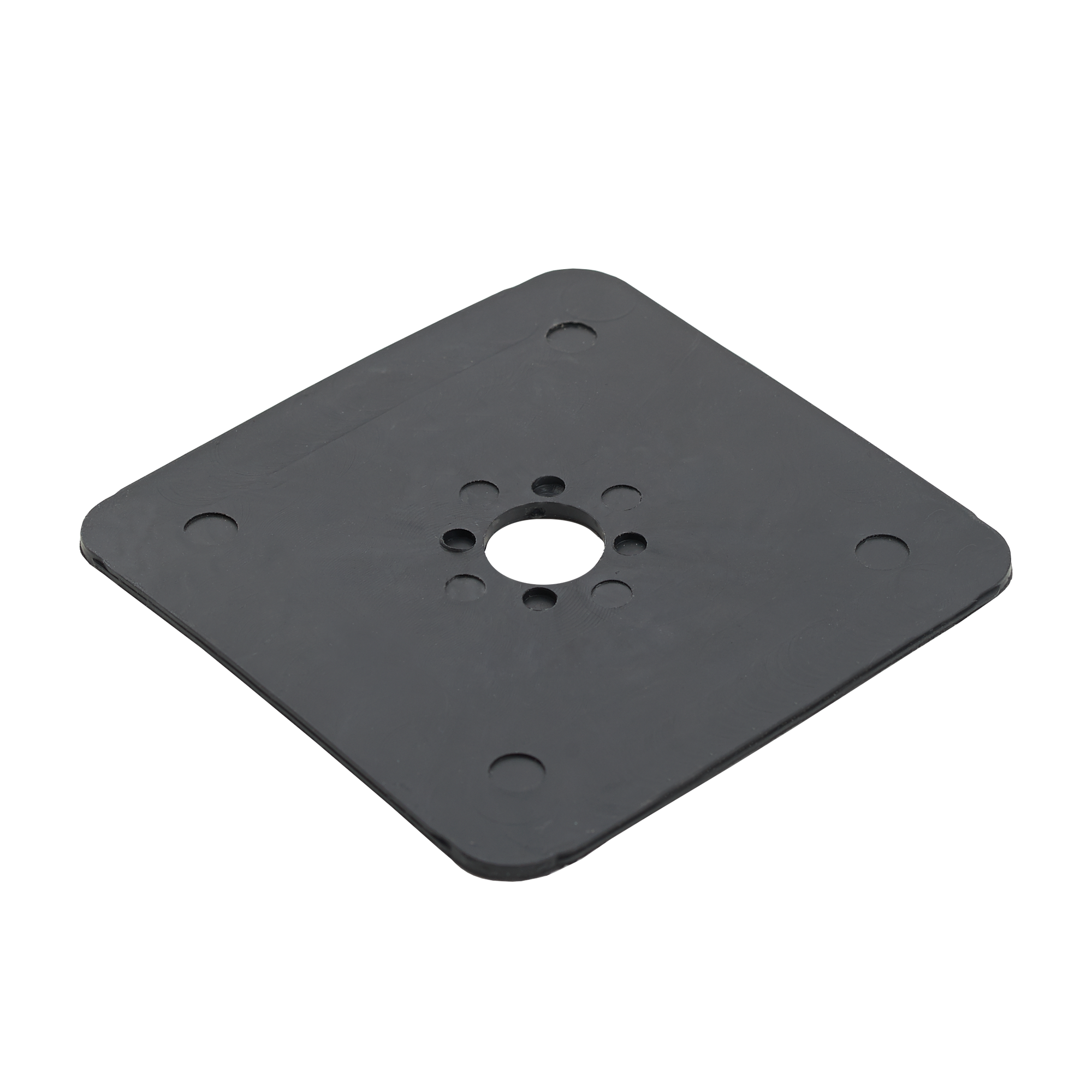 DURAL plate support/levelling plate INSTALLATION ACCESSORIES rubber black 2mm 100mm