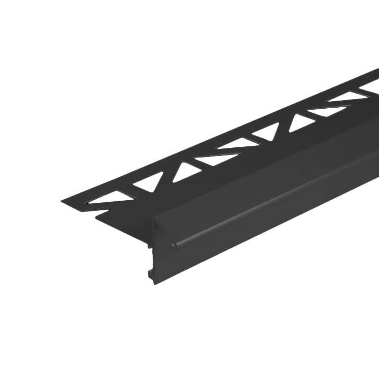 DURAL balcony angle profile undrilled DURABAL BK aluminum powder-coated anthracite RAL 7016 13mm 300cm