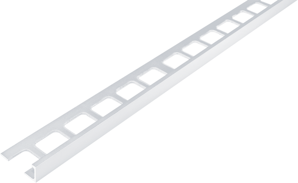 TEGEL EXPERT 24 hoekprofiel CLASSIC aluminium gepoedercoat wit 12,5mm 300cm