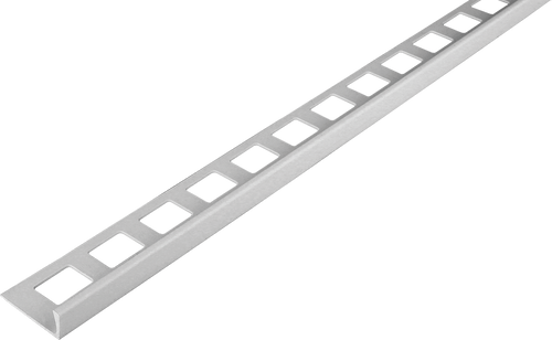 TEGEL EXPERT 24 hoekprofiel CLASSIC PVC zilvergrijs 10mm 250cm
