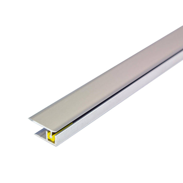 DURAL wall connection profile CLIPPER BORDER aluminum anodized titanium 45457mm 270cm