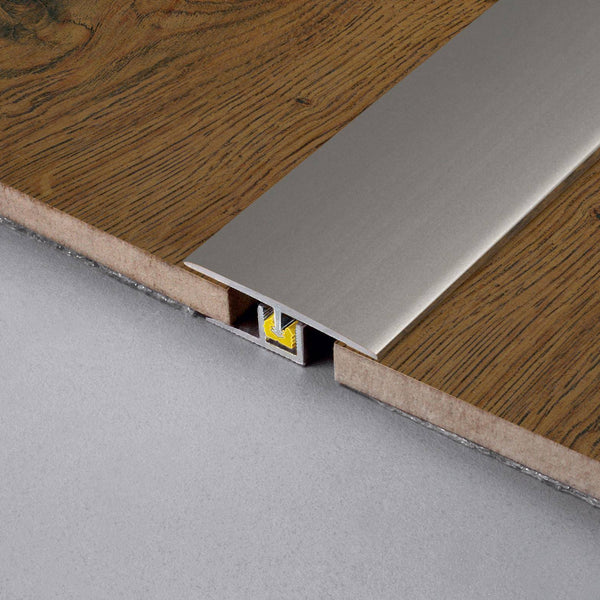 DURAL transition profile CLIPPER EXPANSION aluminum anodized titanium 45487mm 270cm