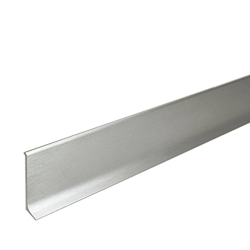 DURAL Sockelleiste CONSTRUCT METALL Aluminium silber Feinschliff 80mm 250cm