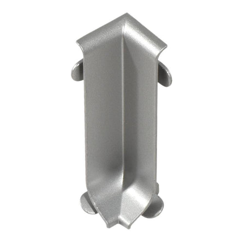 DURAL inside corner CONSTRUCT METALL die-cast metal anodised silver 80mm