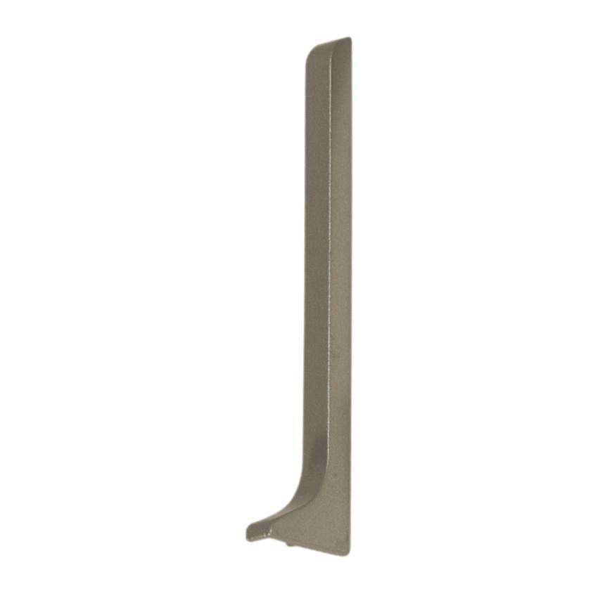 DURAL end cap right CONSTRUCT METALL die-cast metal brushed 60mm