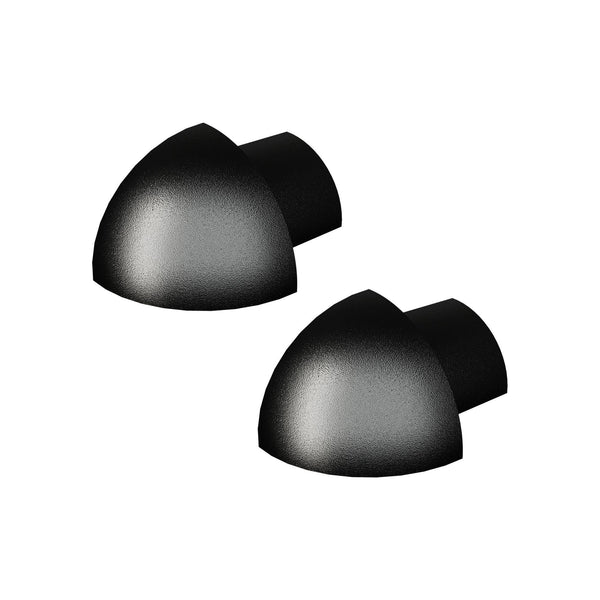 DURAL outside corner DURONDELL aluminium powder-coated black matt 8mm