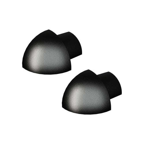 DURAL outside corner DURONDELL aluminium powder-coated black matt 8mm