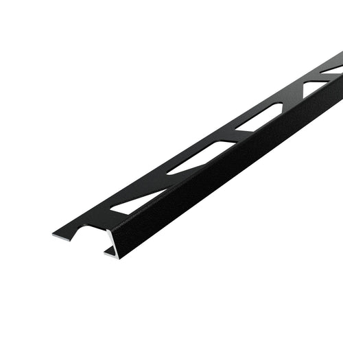 Winkelprofil DUROSOL Aluminium pulverbeschichtet schwarz matt RAL 9011 8mm 300cm