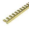 DURAL angle profile for bending Z-Flex DUROSOL 5MIL brass natural 9mm 250cm