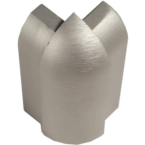 DURAL buitenhoek DURASTEP DP aluminium titanium fijnslijping 11mm