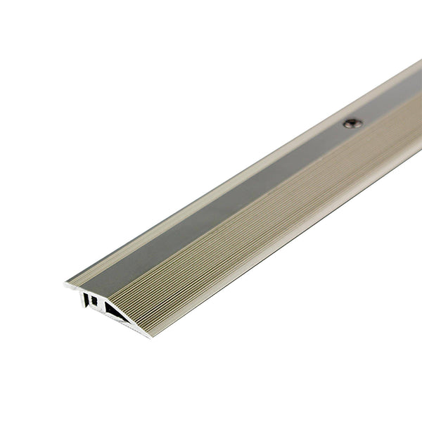 DURAL verstelprofiel DUOFLOOR LVT FINISH aluminium geanodiseerd titanium 3,5 mm 270 cm