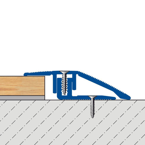 DURAL Anpassungsprofil DUOFLOOR FINISH silber 6mm 100cm