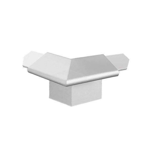 Außenecke DURABAL BK Aluminium eloxiert silber 74mm 23mm