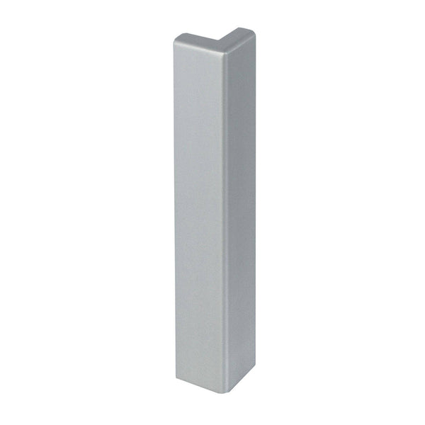 DURAL buitenhoek DURABAL BO aluminium geanodiseerd zilver 80mm 8mm