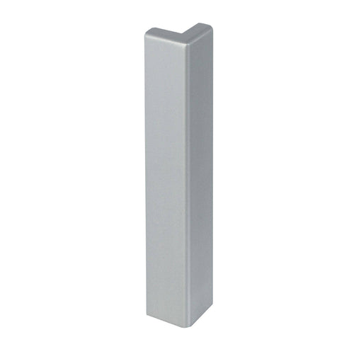 DURAL buitenhoek DURABAL BO aluminium geanodiseerd zilver 80mm 8mm