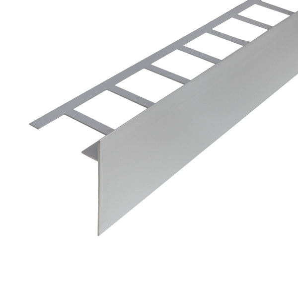 DURAL balcony angle profile DURABAL BO aluminum anodized silver 80mm 300cm