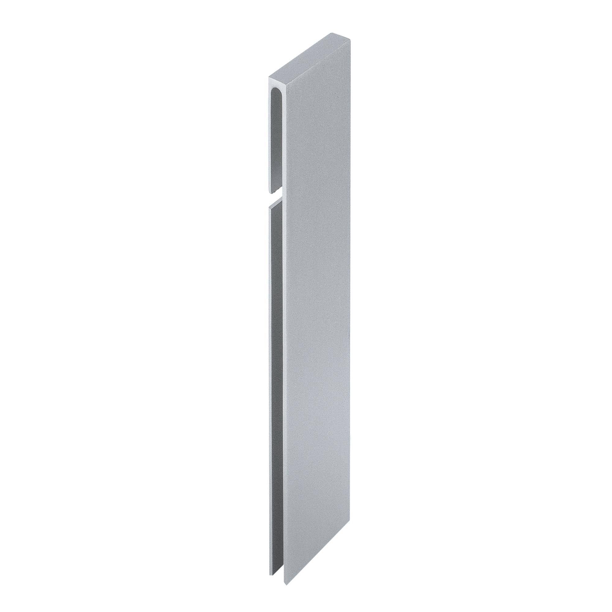 DURAL binnenhoek DURABAL BO aluminium geanodiseerd zilver 120mm 18mm