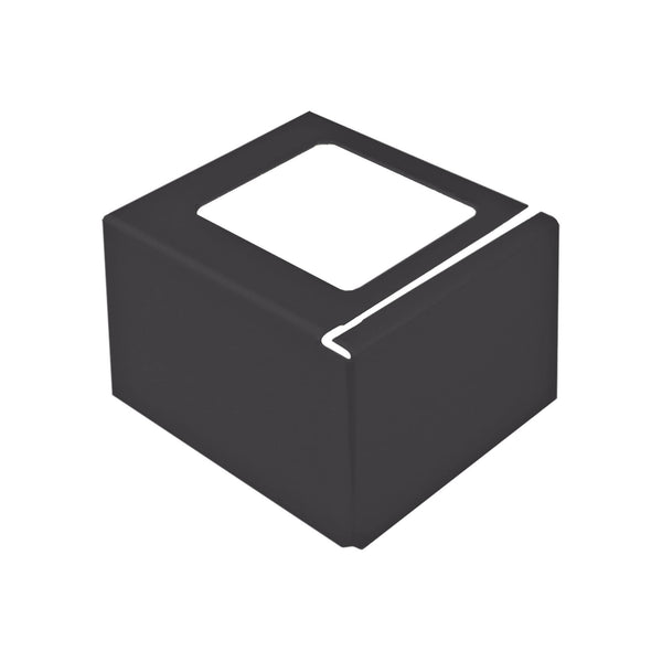 Eckstück DURABAL BW Aluminium pulverbeschichtet anthrazit RAL 7016 55mm 80mm