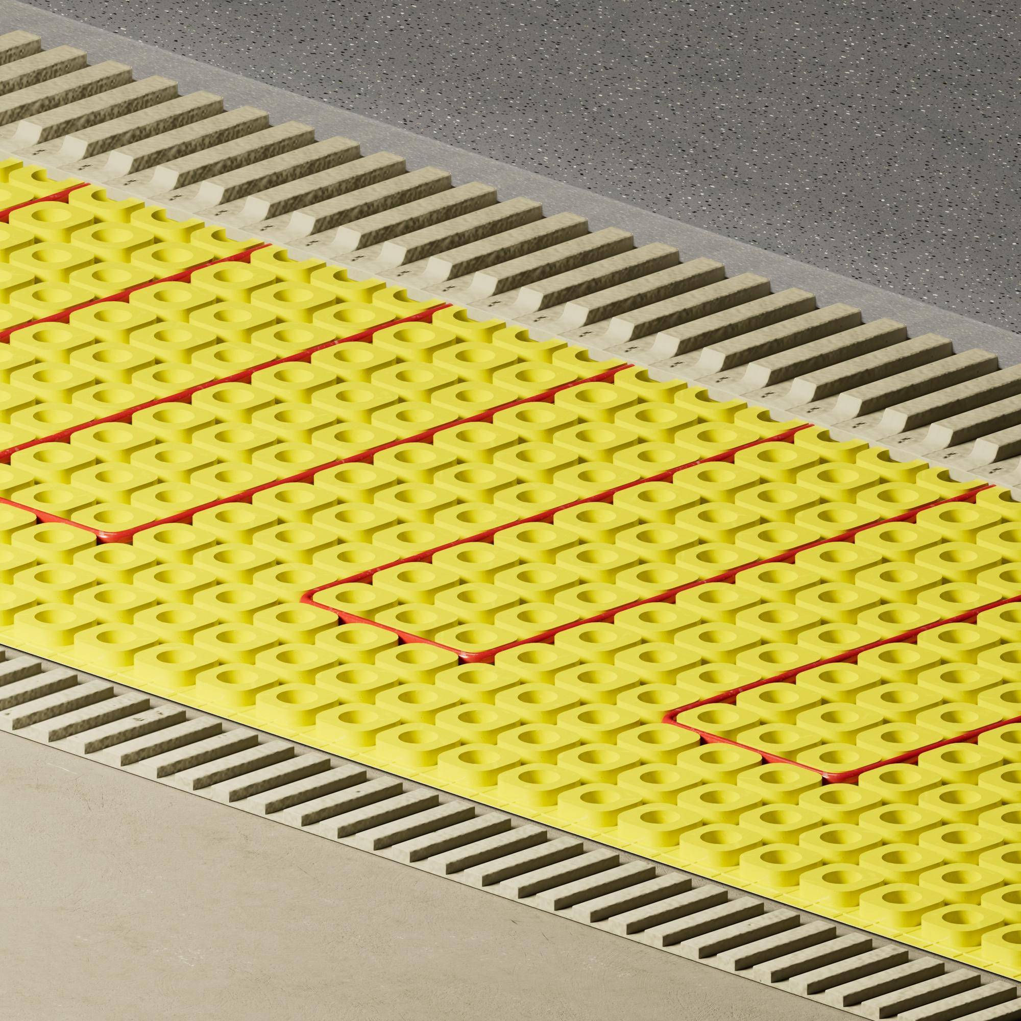 DURAL heating mat DURABASE CI H yellow 15lfdm.