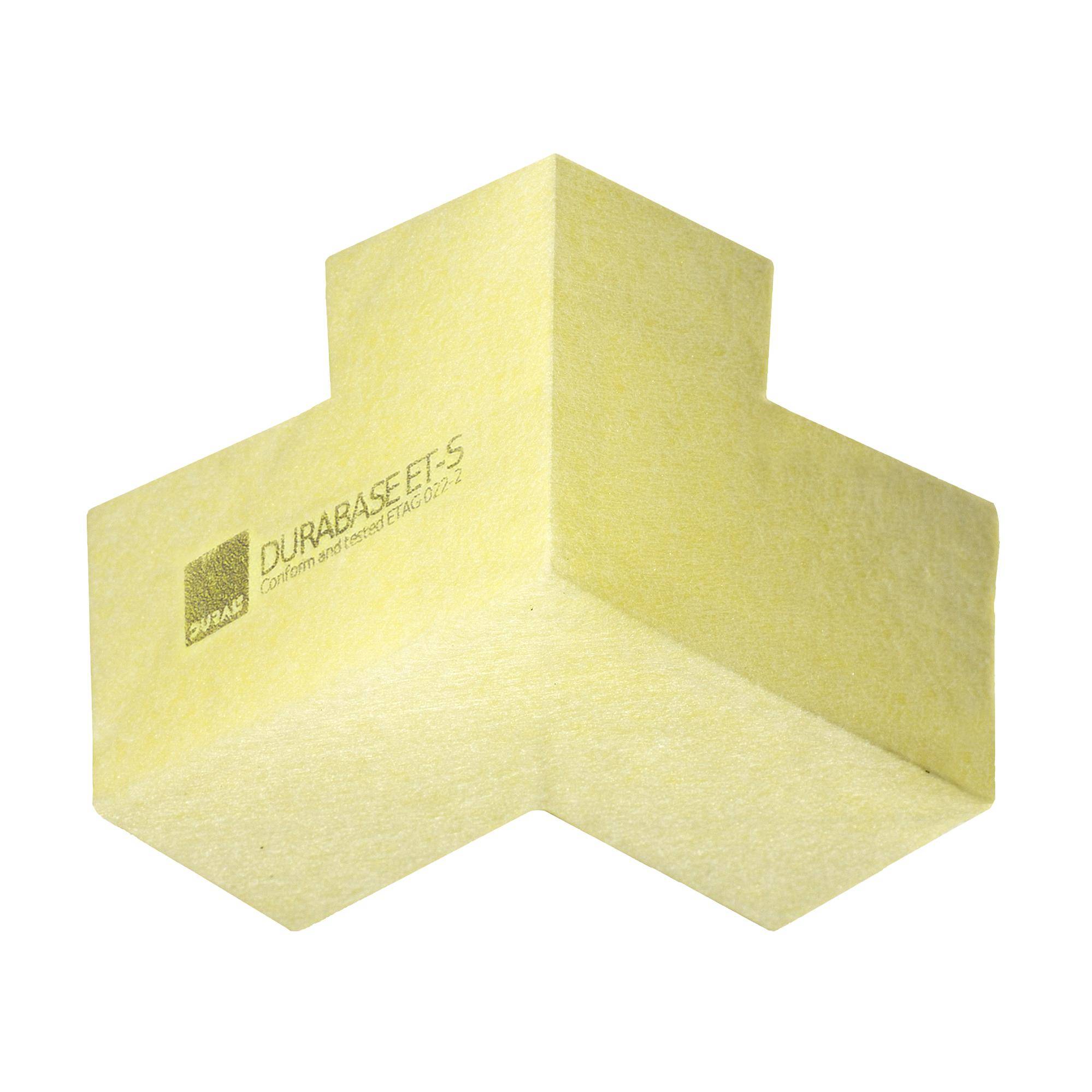 DURAL inside corner DURABASE ET-S yellow 120mm