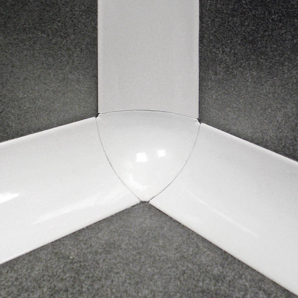 Innenecke DURACOVE HK Metalldruckguss pulverbeschichtet weiß 28mm