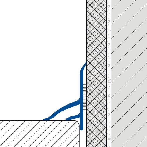 DURAL sanitary profile DURACOVE TW PVC white 38.5mm 183cm