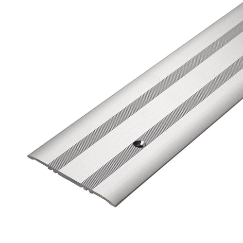DURAL afdekprofiel eenzijdig geboord DURAFLEX KA aluminium zilver geanodiseerd 3,5mm 250cm