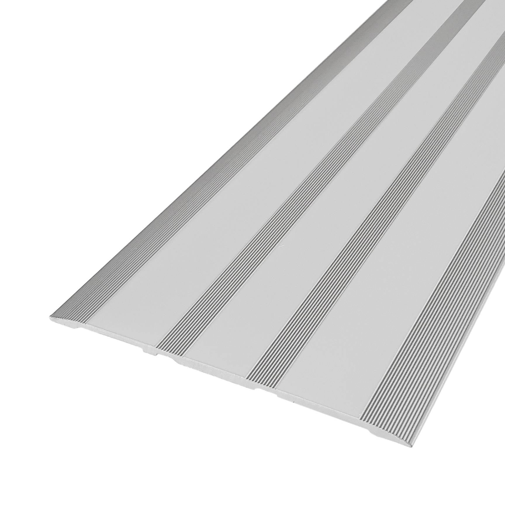 DURAL afdekprofiel eenzijdig geboord DURAFLEX KA aluminium geanodiseerd zilver geanodiseerd 4mm 250cm