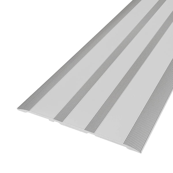 Abdeckprofil einseitig gebohrt DURAFLEX KA Aluminium eloxiert silber eloxiert 4mm 250cm