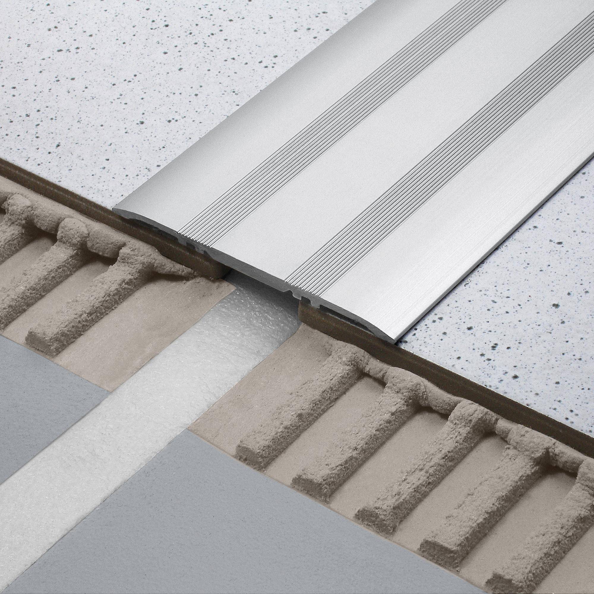 DURAL afdekprofiel DURAFLEX KA aluminium geanodiseerd zilver geanodiseerd 4mm 250cm