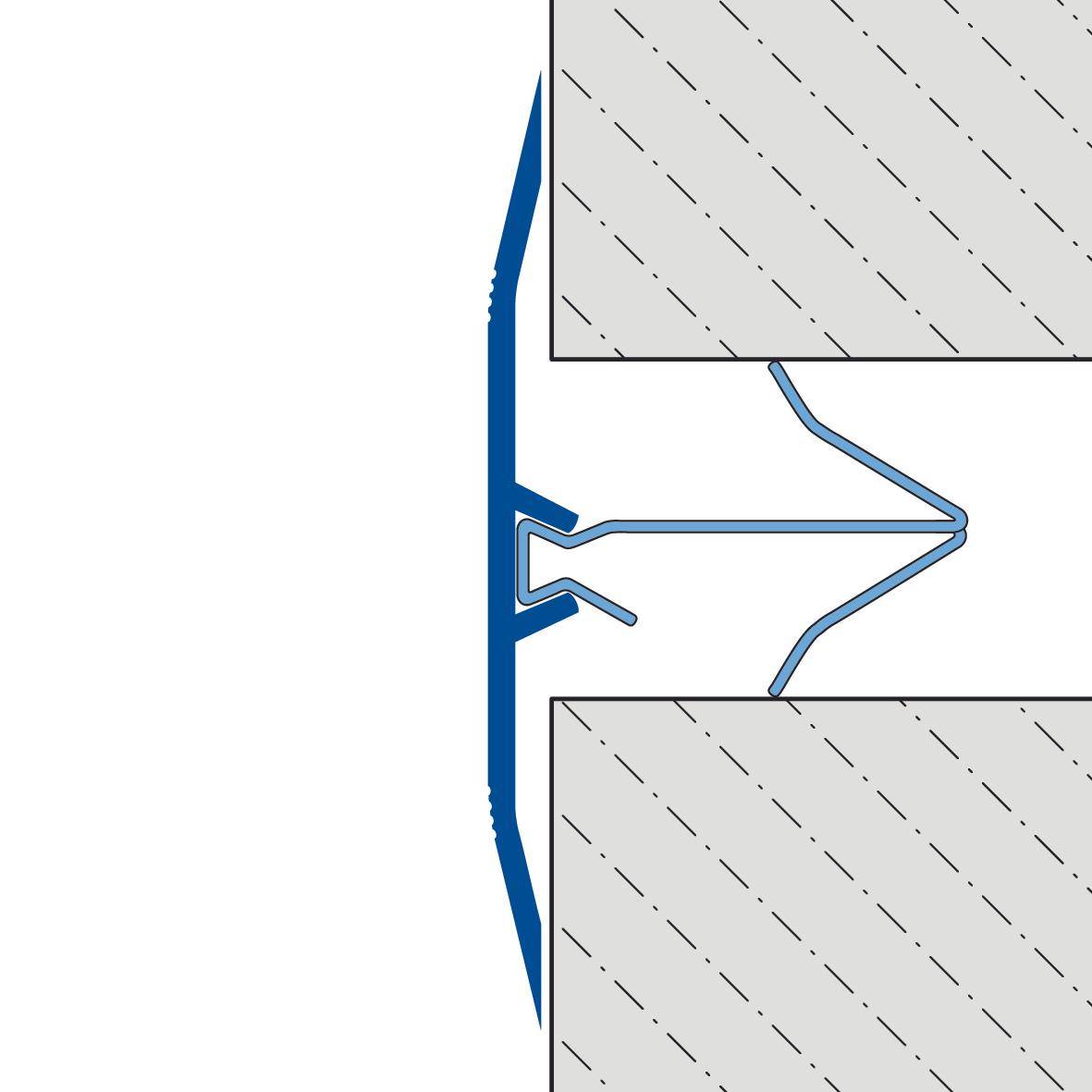 DURAL afdekprofiel DURAFLEX KF aluminium geanodiseerd zilver 140mm 300cm