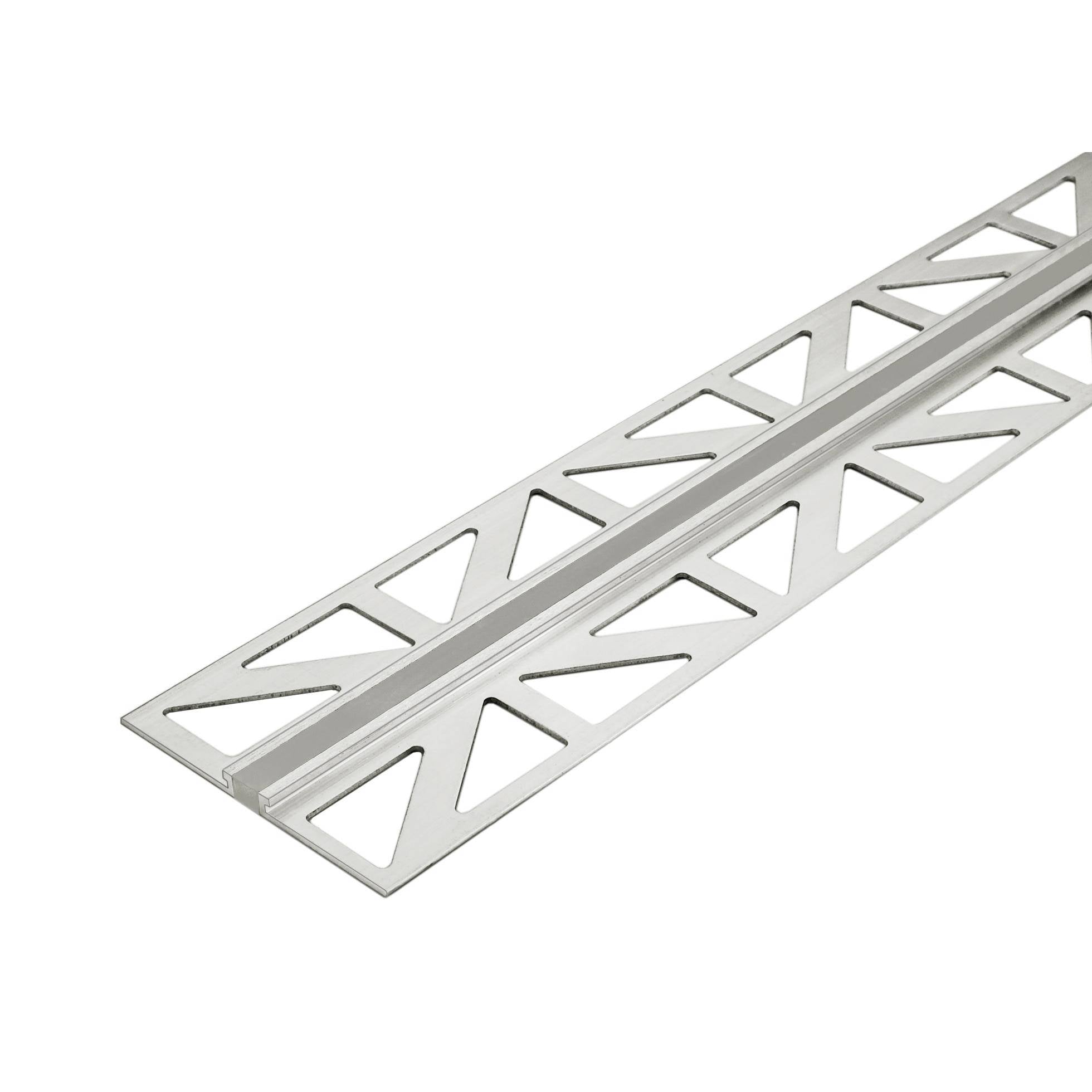 DURAL expansion and movement joint profile DURAFLEX METALL aluminium grey 3mm 250cm