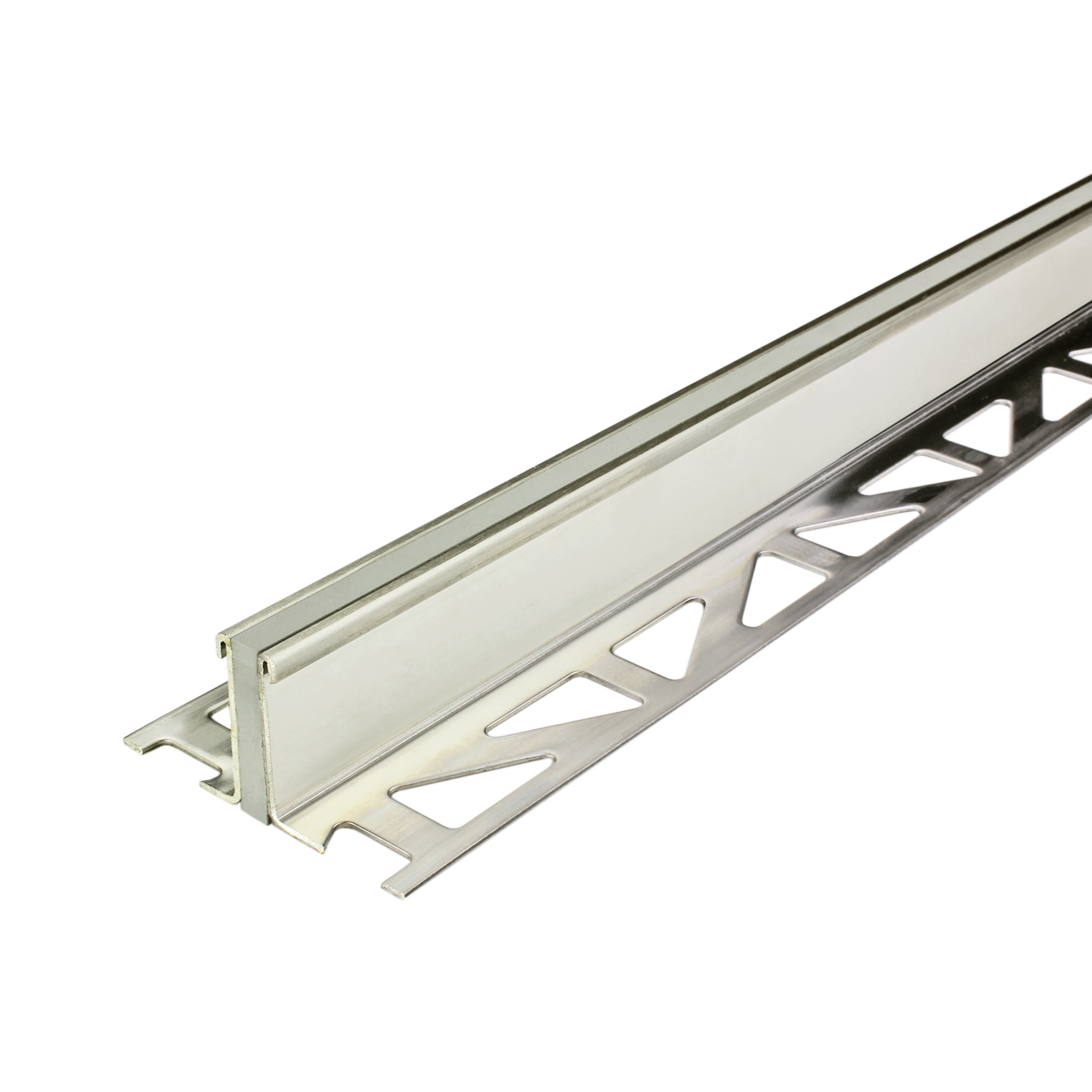 DURAL expansion and movement joint profile DURAFLEX METALL stainless steel (V2A/304) grey 15mm 250cm