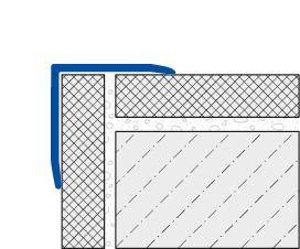 DURAL randbeschermingsprofiel DURAGARD EP geborsteld RVS (V2A/304) met beschermfolie 50mm 250cm