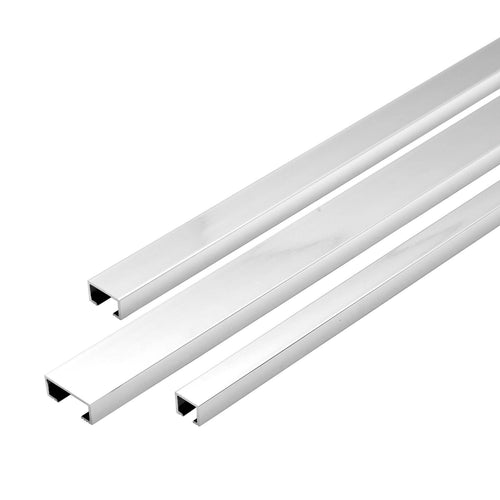 DURAL Listelliprofil DURALIS Aluminium hochglanzeloxiert silber 8mm 250cm