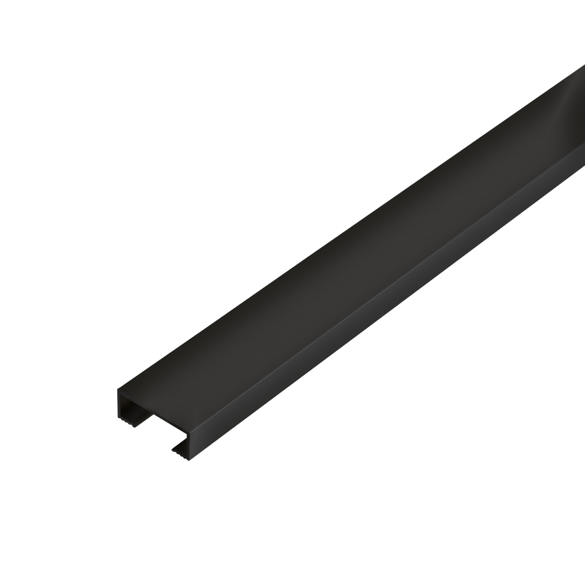 DURAL edge protection profile DURALIS aluminium powder-coated black matt 8mm 250cm