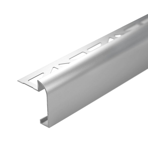 DURAL werkbladprofiel DURASTEP DP aluminium geanodiseerd zilver 13,5 mm 250 cm